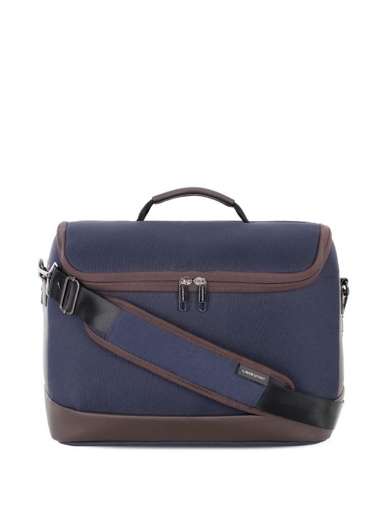 Lavie Sport Spectra 2C 12L Laptop Bag with Detachable Strap-Navy-Choco (Medium)-image-23