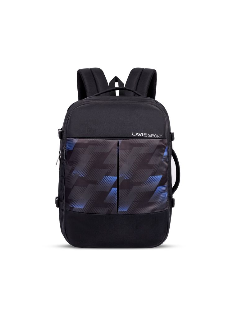 Lavie Sport Quest20 2C Backpack 20L Laptop Compartment For Men And Women-Black (Large)-picture-10