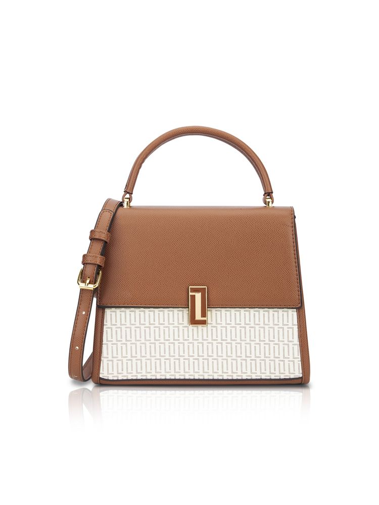 Lavie Luxe Women's Monogram Merci Sling Bag-Off White (Medium)-picture-13
