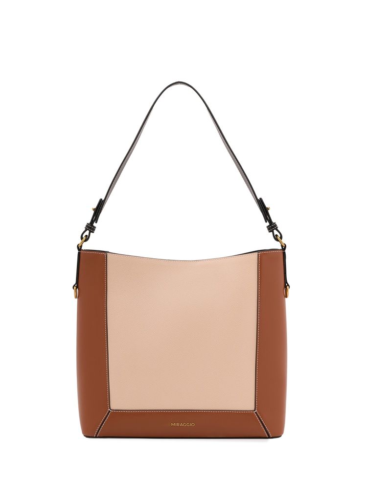 MIRAGGIO Beige Valerie Hobo Bag Fits 11 Inch iPad (Medium)-picture-22