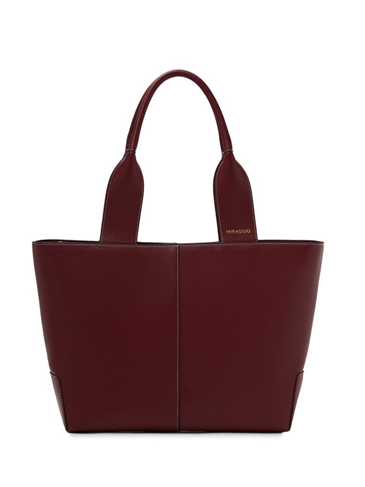 MIRAGGIO Maroon Holly 14 Inch Laptop Tote Bag (Large)-picture-15