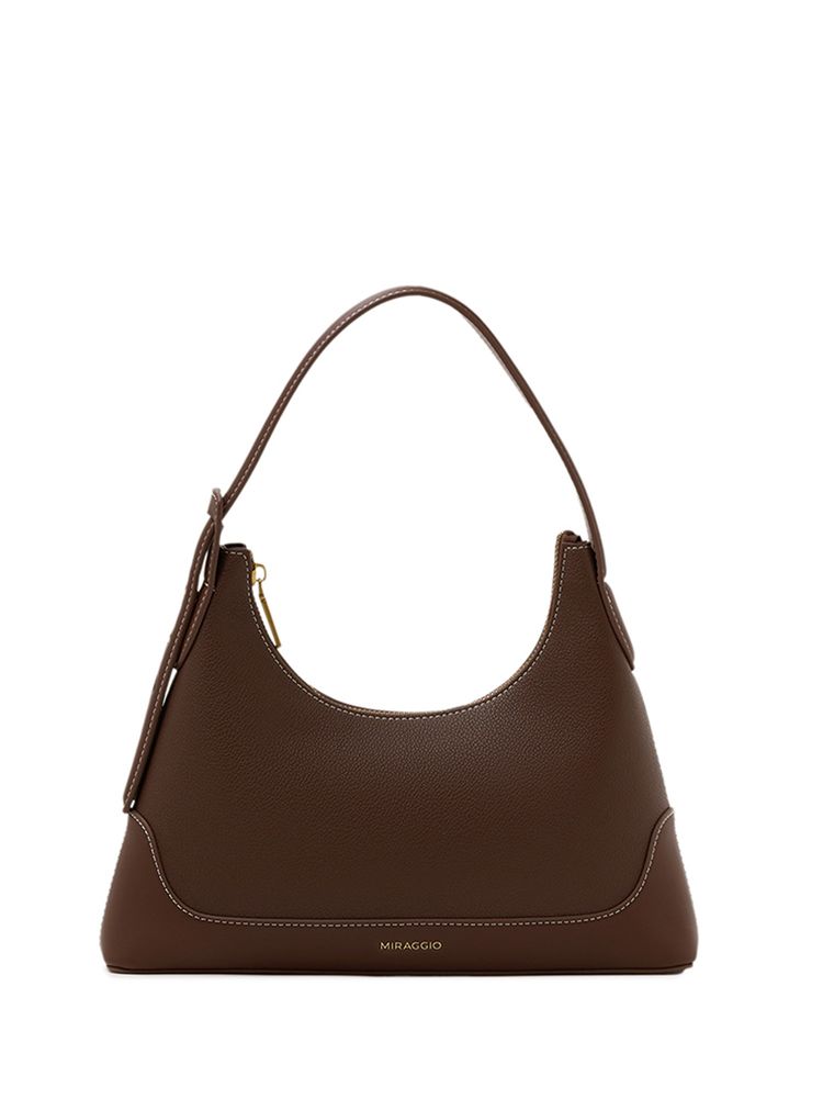 MIRAGGIO Jolene Shoulder Bag-Brown (Medium)-image-48