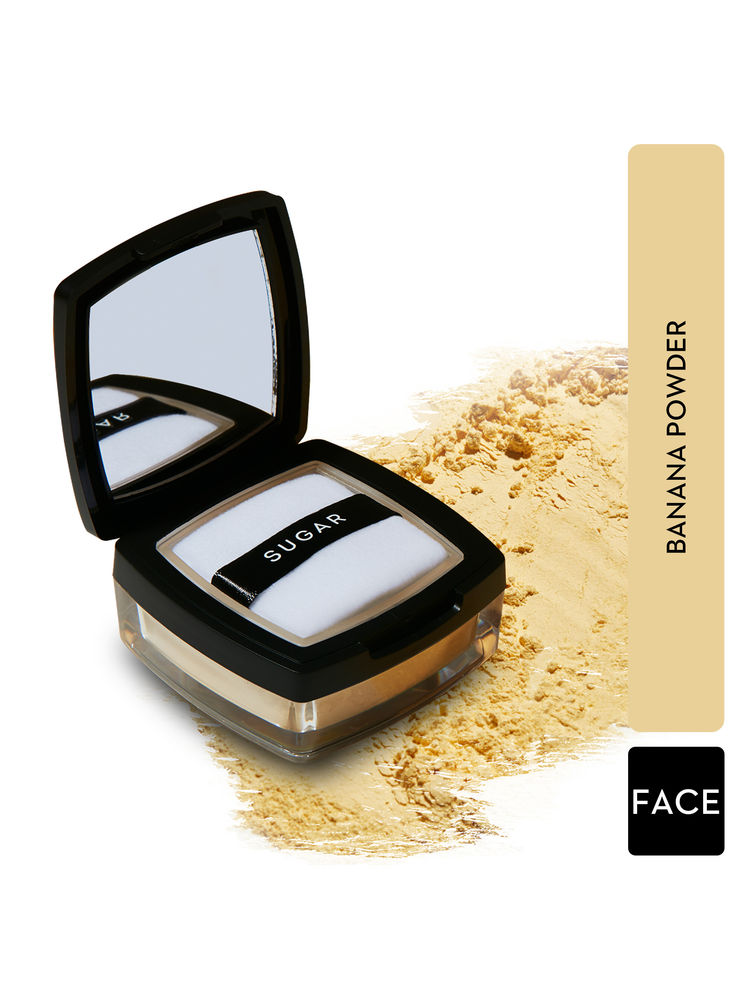 SUGAR All Set To Go Banana Matte Powder | Setting Matte Powder For Mattified Skin | Oil-Controlling-picture-22
