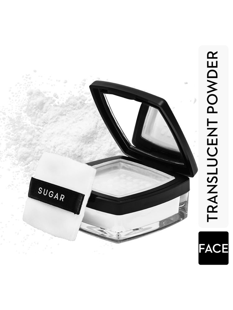 SUGAR All Set To Go Translucent Powder For Face|Setting Loose Powder |Lightweight| Matte Finish