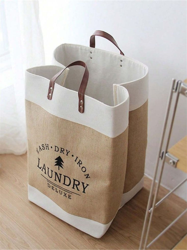 Mason Home Kinsho Laundry Bag - Beige-image-6