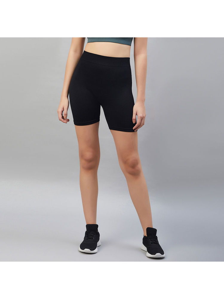 C9 Airwear Women Rib Active Shorts In Black Color-image-7