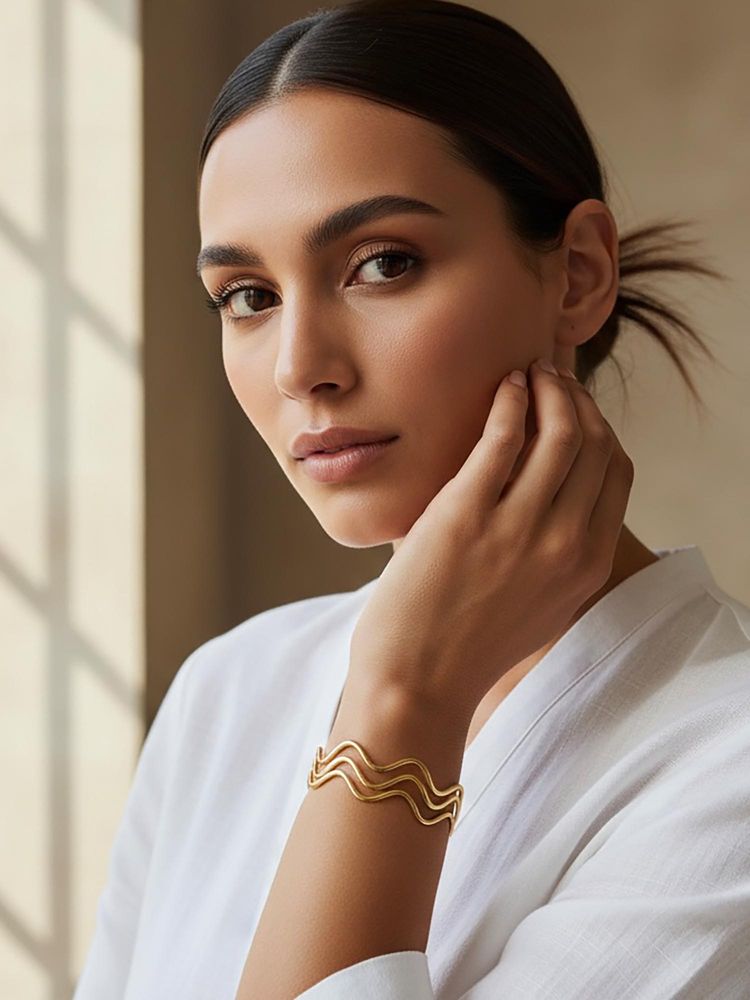 Mitali Jain Gold Solace Cuff-image-48