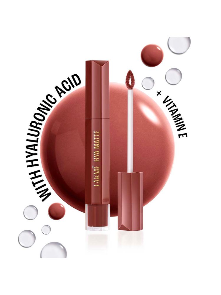 Lakme 9to5 Hya Matte Liquid Lipstick + Hyaluronic Acid