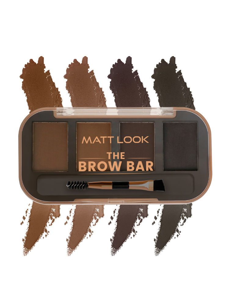 Matt look The Brow Bar Eyebrow Enhancer Eyeshadow Palette-picture-21