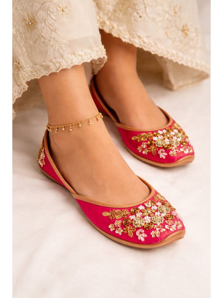 SCENTRA Women's Comfort Juttis - Pink-picture-12