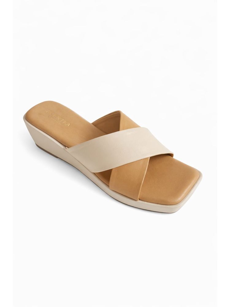 SCENTRA Women's Wedges Heels - Beige-image-37