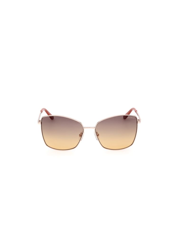 guess fashion Guess Women UV Protected Full Rim Brown Lens Square Sunglasses (59)-picture-39