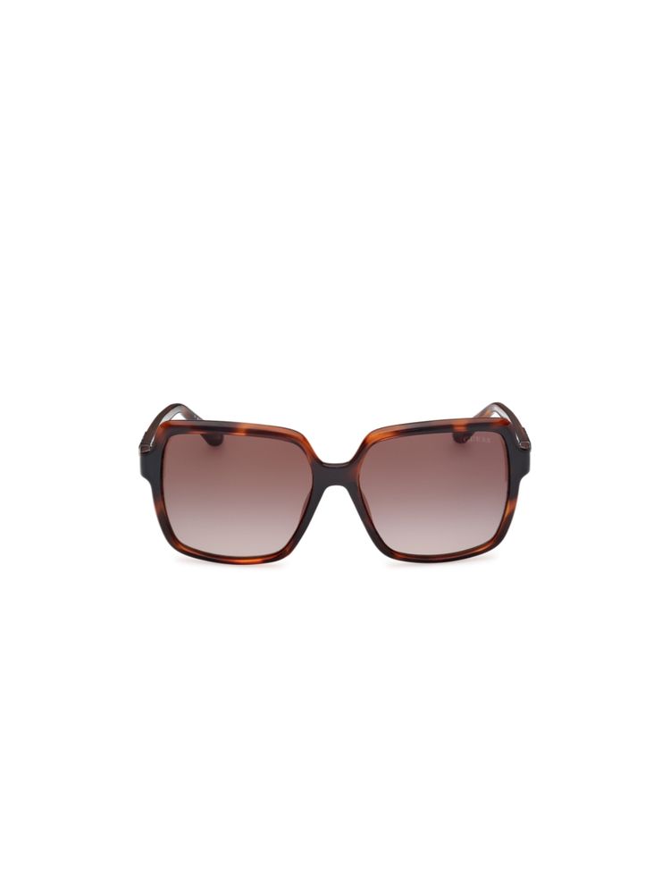 guess fashion Guess Women UV Protected Full Rim Brown Lens Square Sunglasses (57)-picture-33