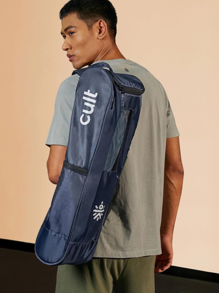 CULT Unisex Yoga Bag Multi Utility Pockets - Blue-image-26