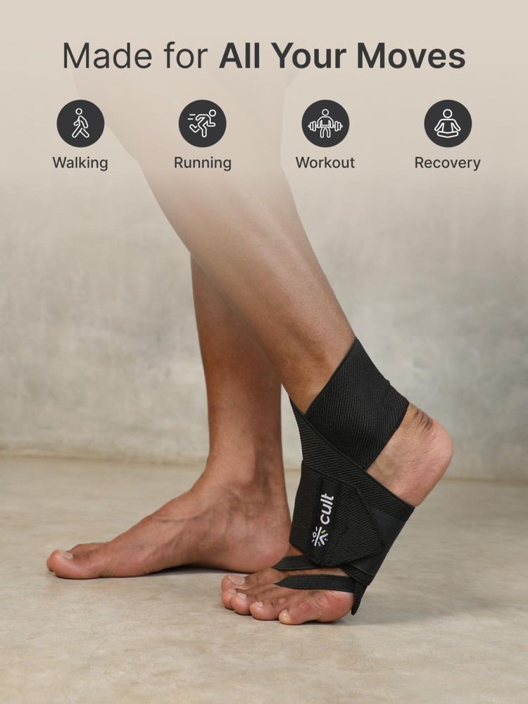 CULT Unisex Ankle Support - Black-picture-15