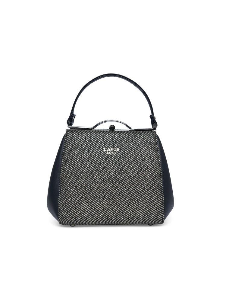 Lavie Luxe Women's Glam Fluff Frame Small Satchel Handbag (S)-picture-36