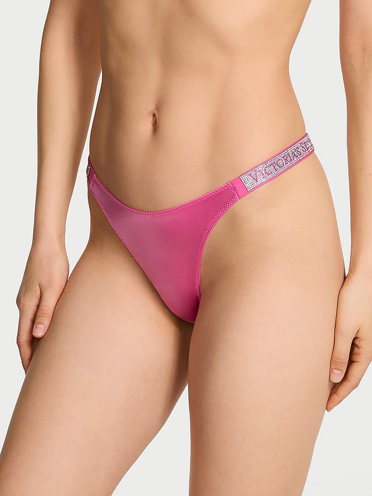 victoria's secret intimates Victoria's Secret Pink Very Sexy Shine Strap Thong Panty (XS)-picture-18