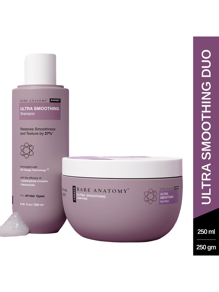 Bare Anatomy Expert Ultra Smoothing Hair Mask & Shampoo Combo