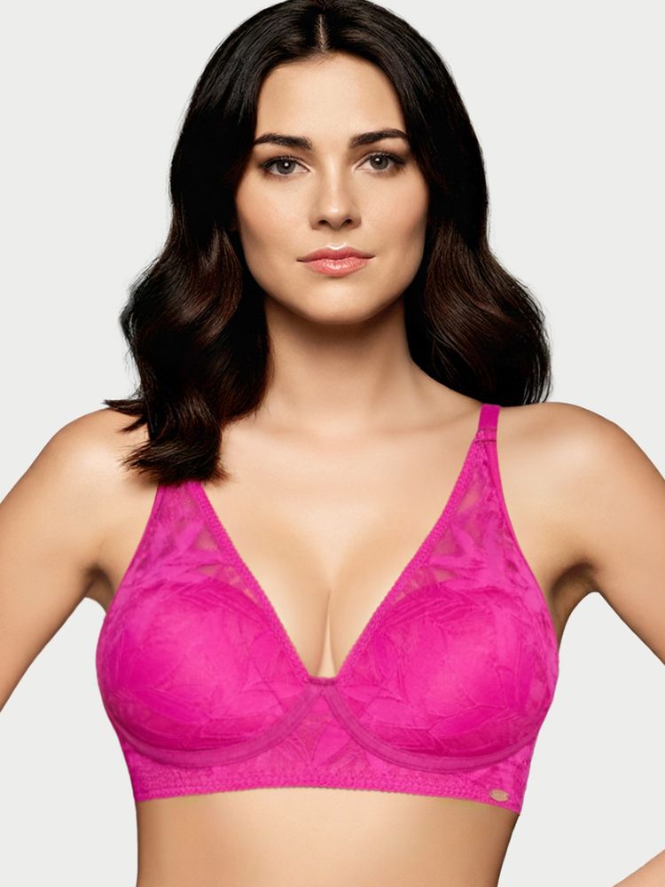 Enamor Pink Bamboo Solid Bra-picture-25