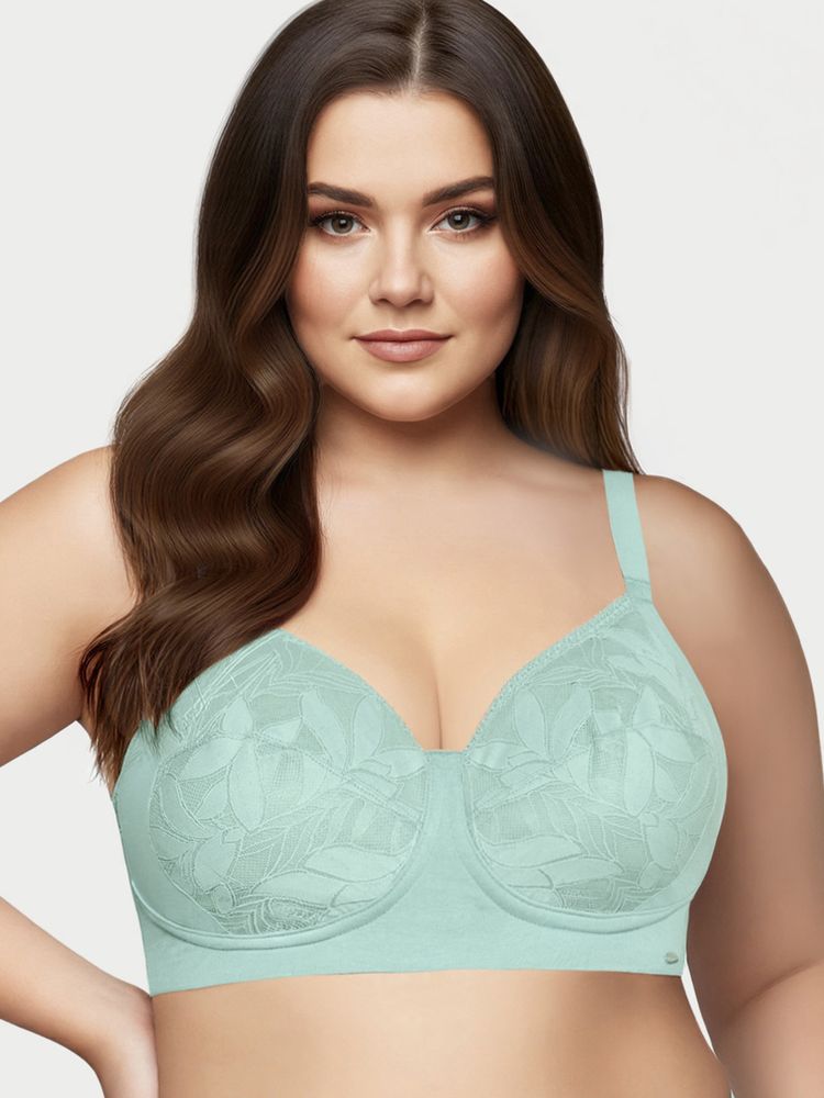 Enamor Green Bamboo Solid Bra-picture-27