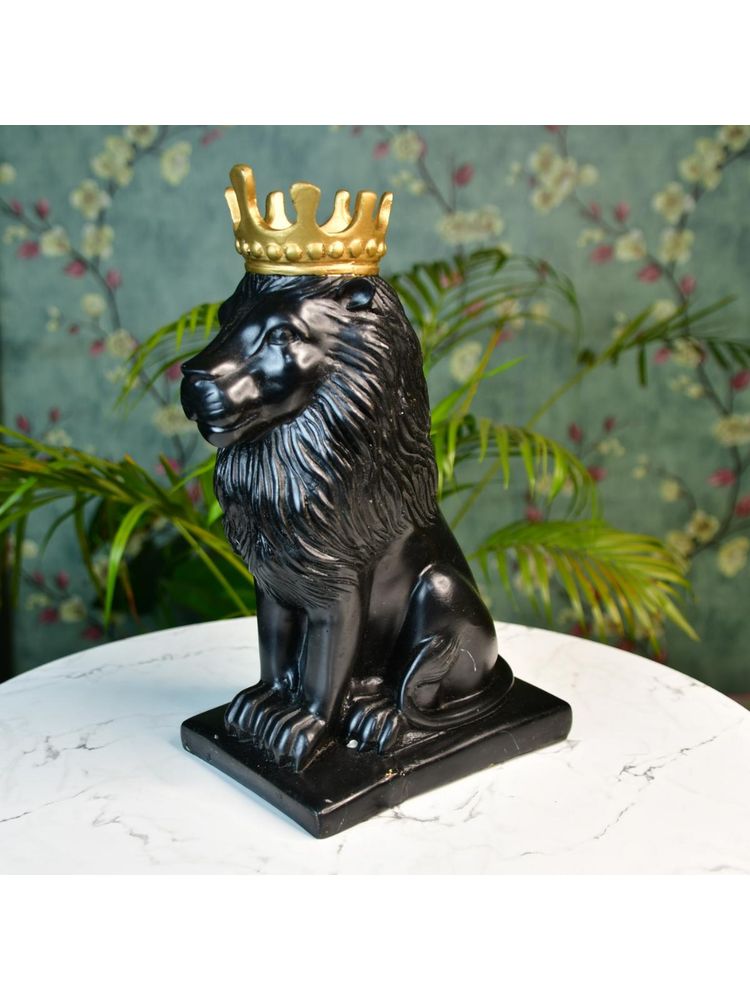 SOWPEACE Black Lion Showpiece