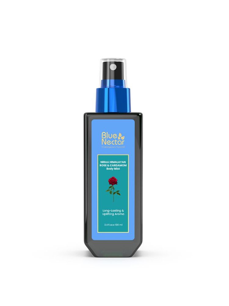 Blue Nectar Body Mist for Women and Men, Long Lasting Uplifting Body Spray with Rose and Cardamom-image-4