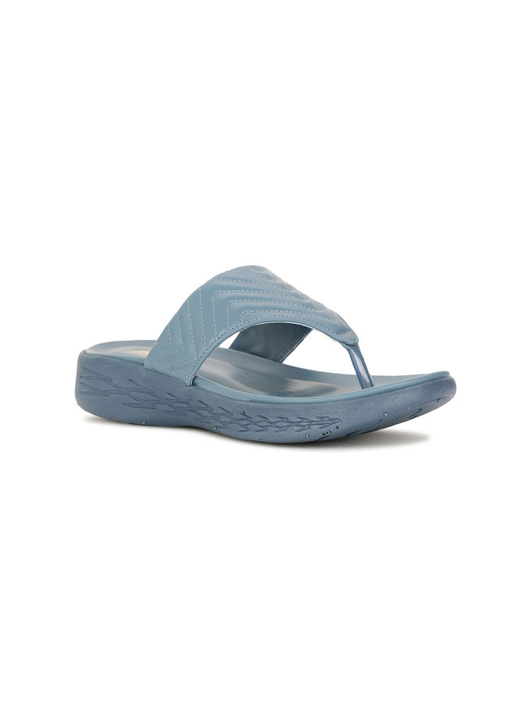 Bata Women Blue Open Back Sandals-picture-12