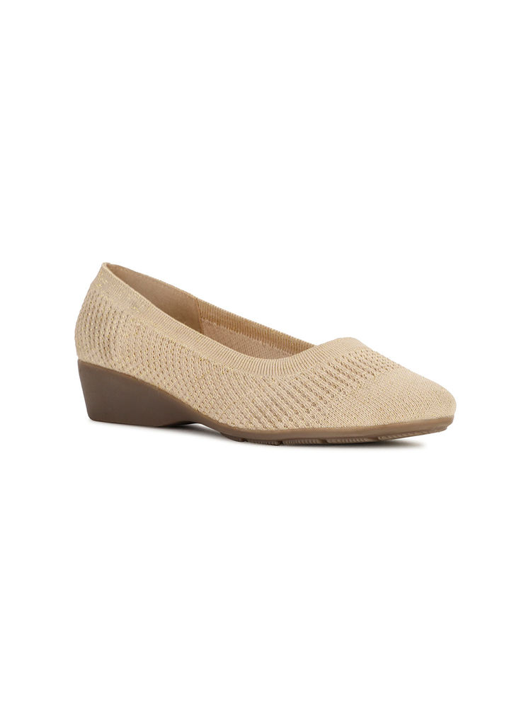 Bata Women Beige Slip-On Wedges-picture-44