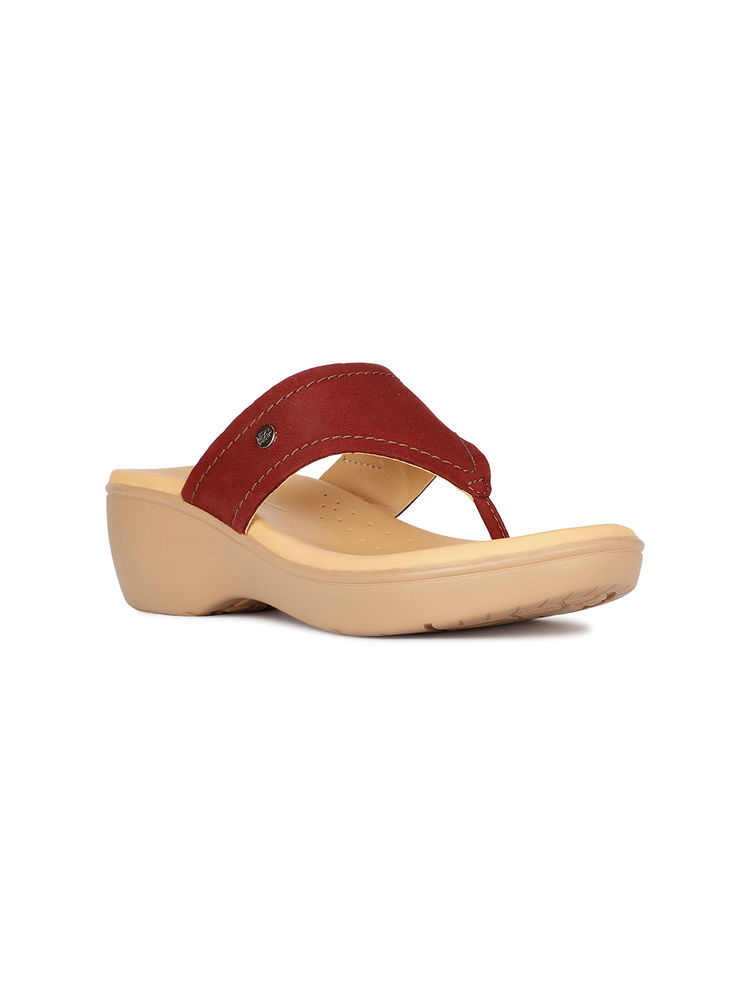 Hush Puppies Women Red Open Back Heel Sandals-picture-29