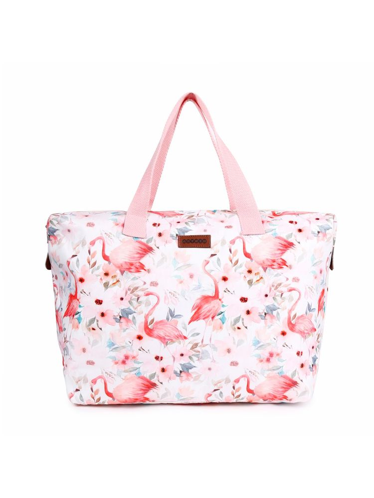 Astrid Spacious Travel Bag with Zipper Closure and Dual Handle Pink-picture-23