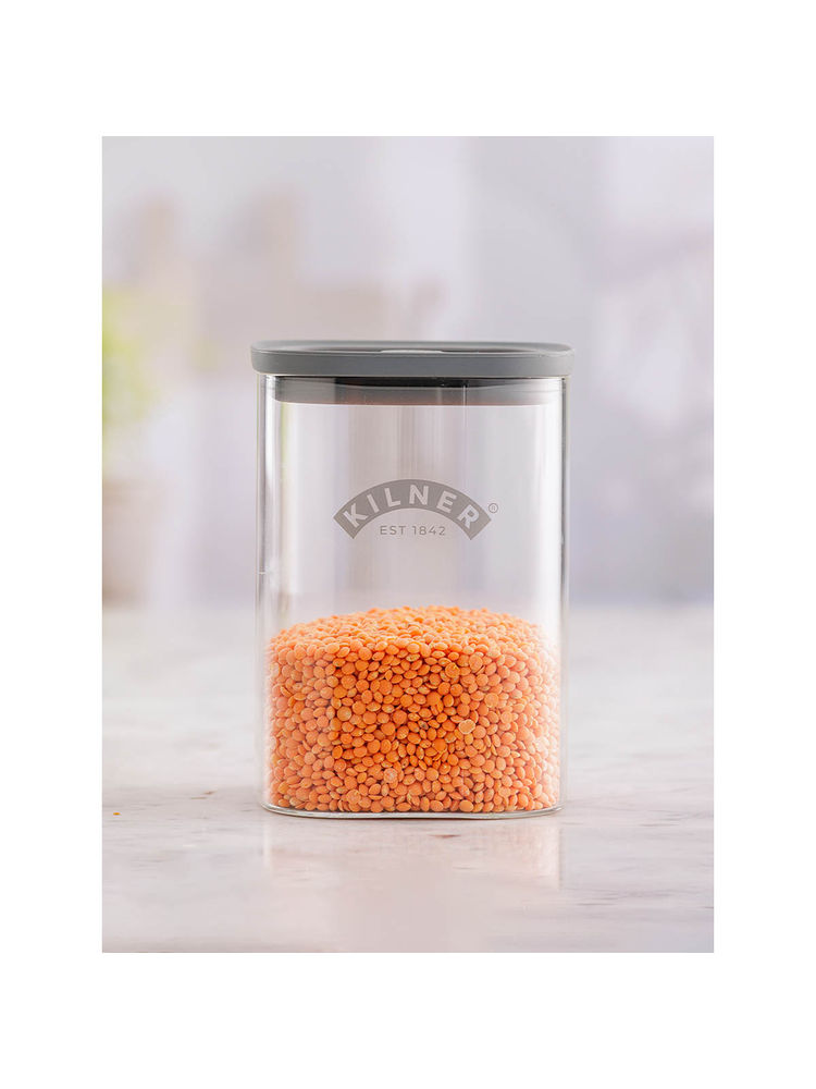 Kilner Premium Fresh Storage Airtight Glass Jar, 1 Litres-picture-19