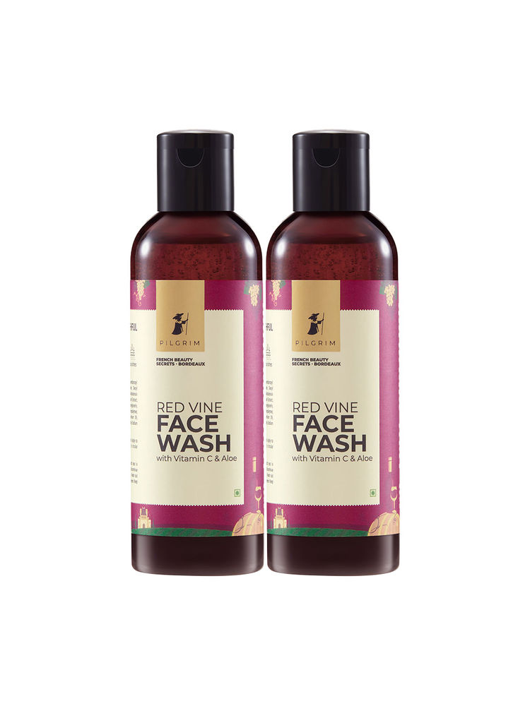 Pilgrim Red Vine Face Wash With Vitamin C & Aloe - Pack Of 2-picture-36