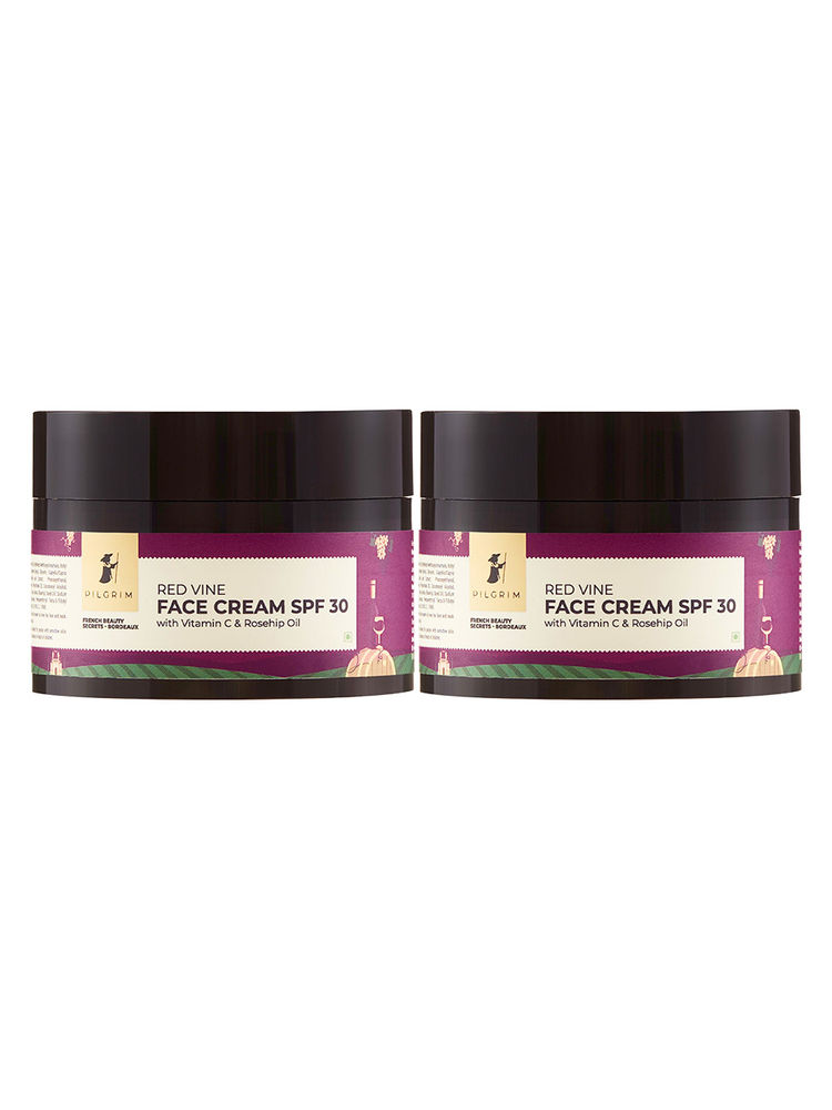 Pilgrim Red Vine Face Cream SPF 30 With Vitamin C & Rosehip Oil - Pack Of 2-image-35