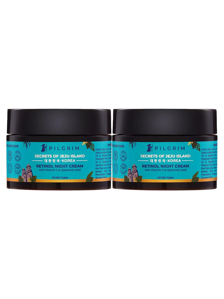 Pilgrim Retinol Night Cream With Vitamin C & Hyaluronic Acid - Pack Of 2-picture-17
