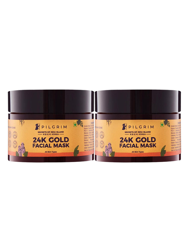 Pilgrim 24K Gold Facial Mask For Glowing & Radiant Skin Depigmentation - Pack Of 2-picture-47