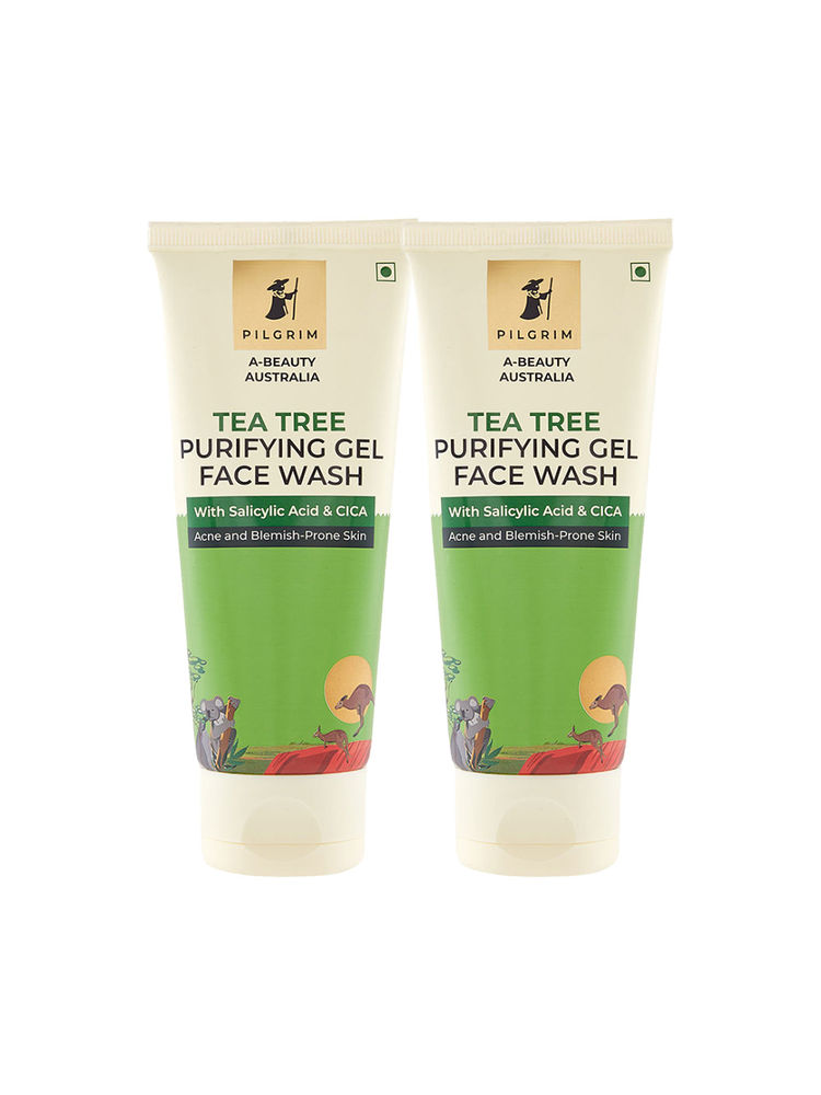 Pilgrim Tea Tree Purifying Gel Face Wash - Pack Of 2-picture-37