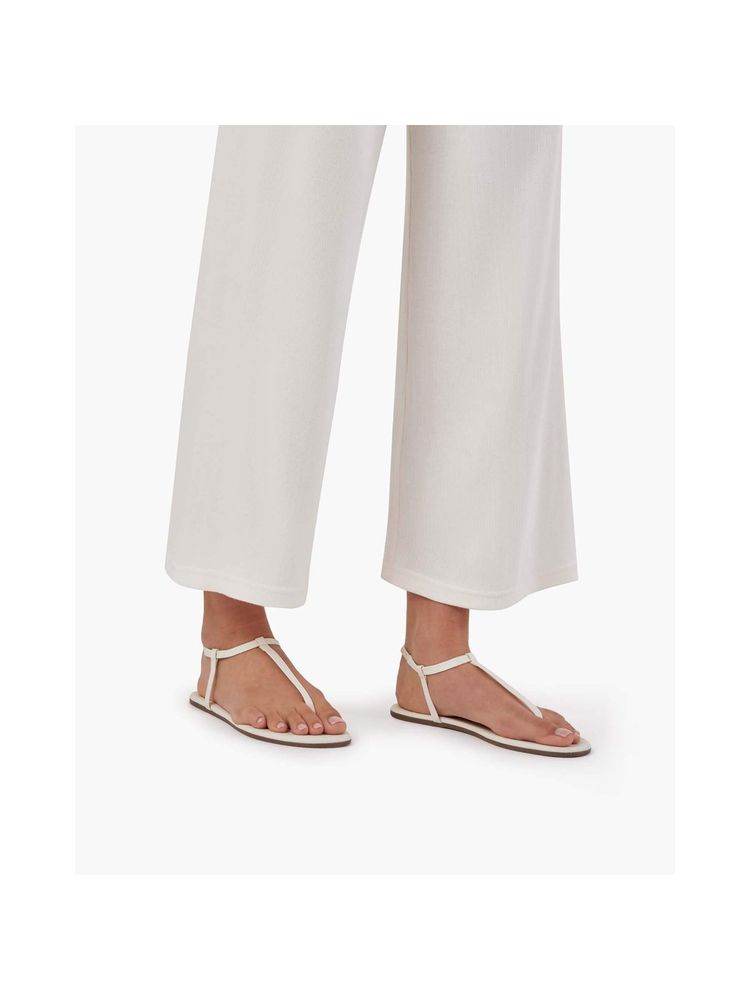 IRUSSH Memory Foam Mouni Off White Flat Sandals-image-18