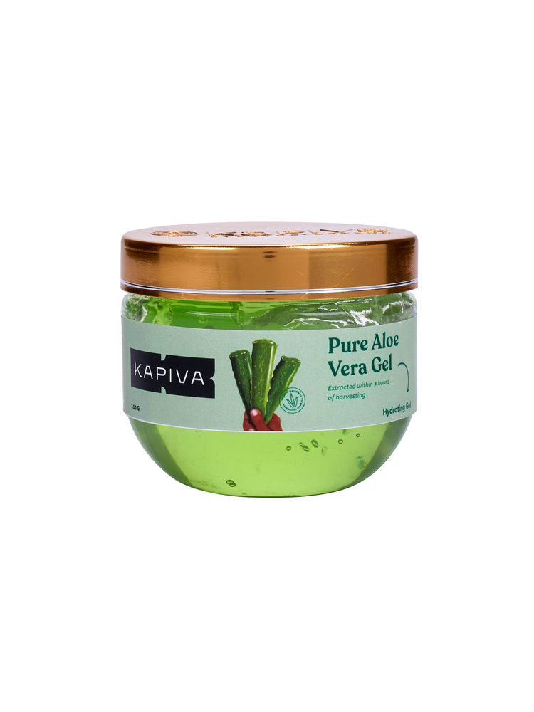 Kapiva Aloe Vera Gel Hydrating and Moisturizing Gel for Face & Hair Multipurpose Gel-image-0