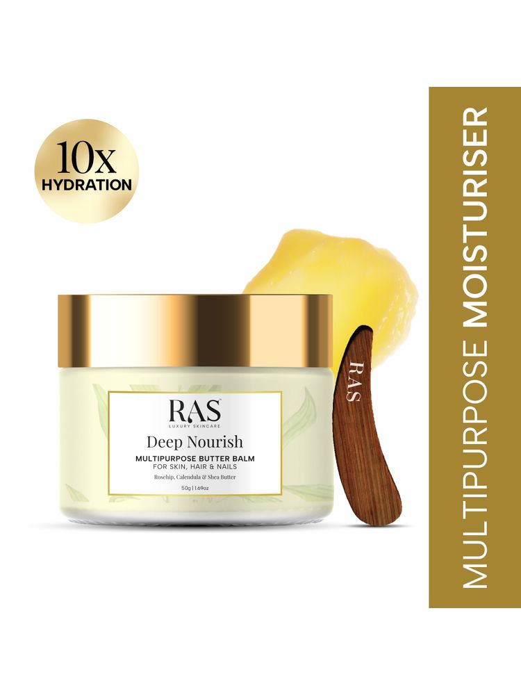 RAS Luxury Oils Deep Nourish Multipurpose Butter Balm For Skin Hair & Nails-image-4