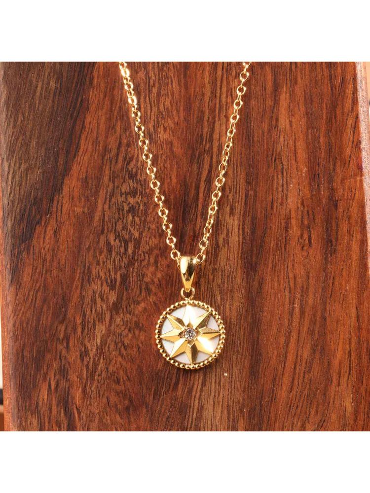 Palmonas Star Crown Solitaire Pendant Necklace-image-15