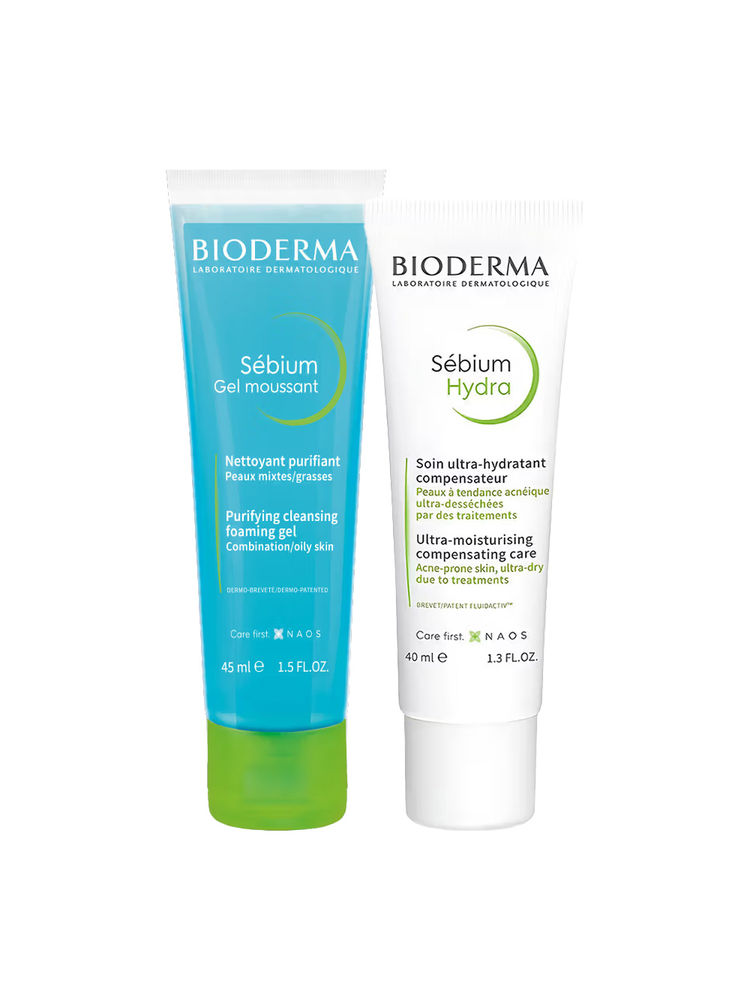 Bioderma Acne Control Set with Sebium Hydra and Sebium Gel Moussant Combo-picture-11