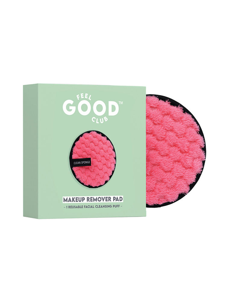 Feel Good Club Makeup Remover Pad - Reusable Soft & Gentle Puff For Face Skin Cleansing (1 Pc)-image-13