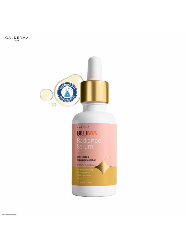 Biluma Radiance Serum with Niacinamide & Vitamin C, Reduces Pigmentation & Evens Skin Tone