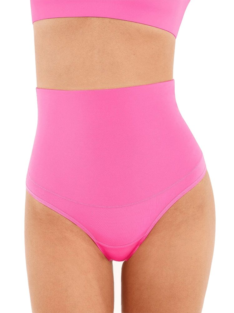 shop the edit Women High Waist Tummy Tucker Shapewear Thong-picture-32