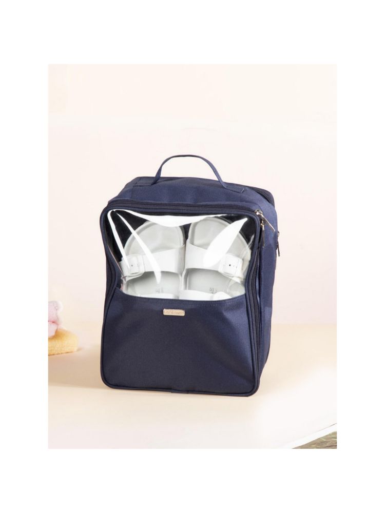 Nestasia Navy Blue Shoe Bag Ultra Lightweight-picture-22