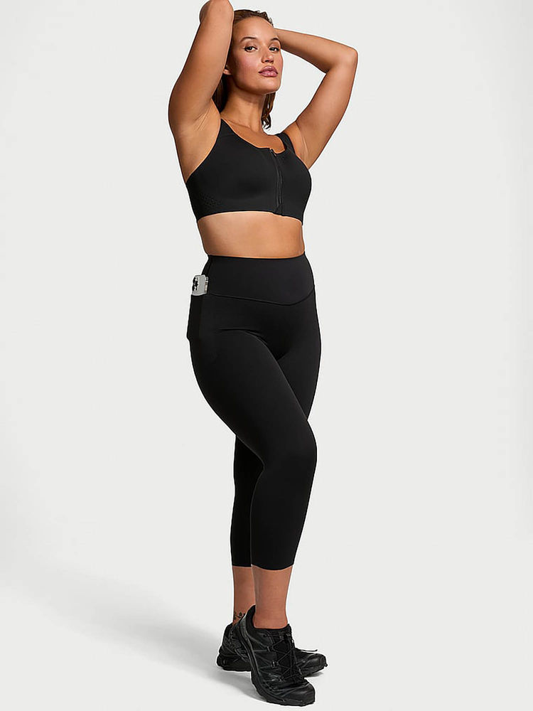 victoria's secret intimates Victoria's Secret Black Polyamide Skinny Sports Tights-picture-27