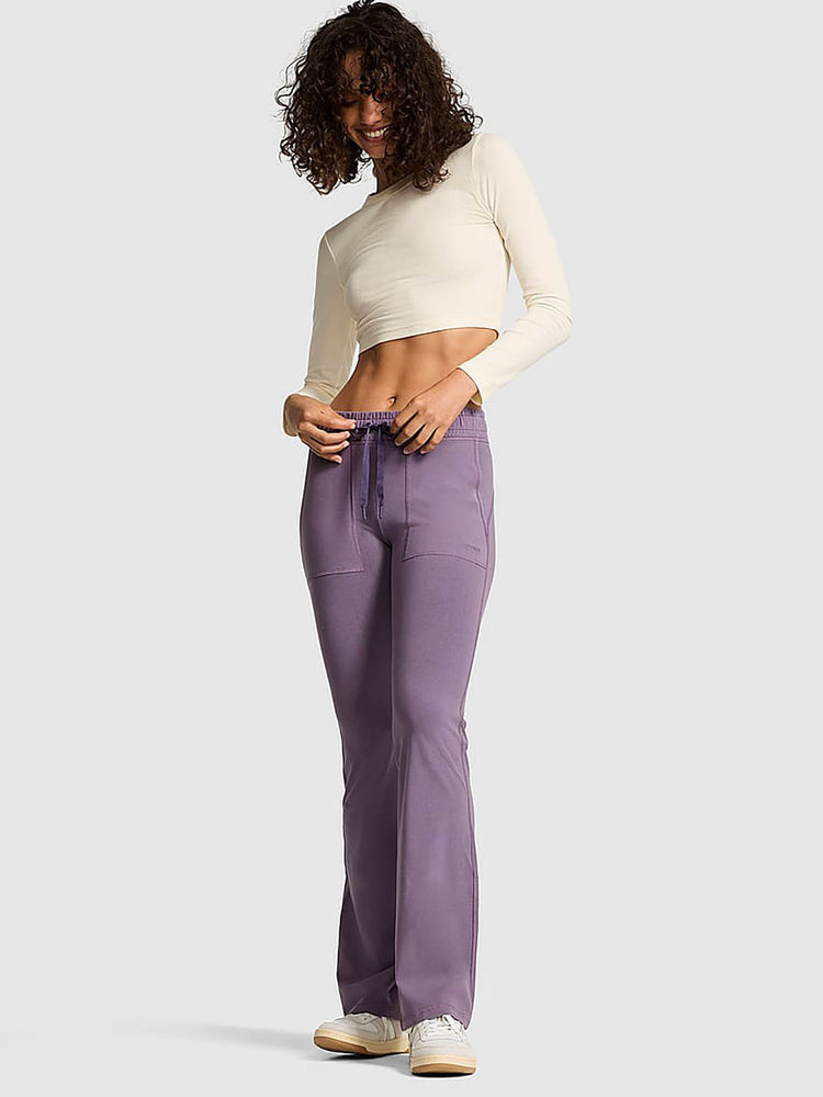 victoria's secret intimates Victoria's Secret Purple Cotton Blend Regular Sports Leggings-picture-30