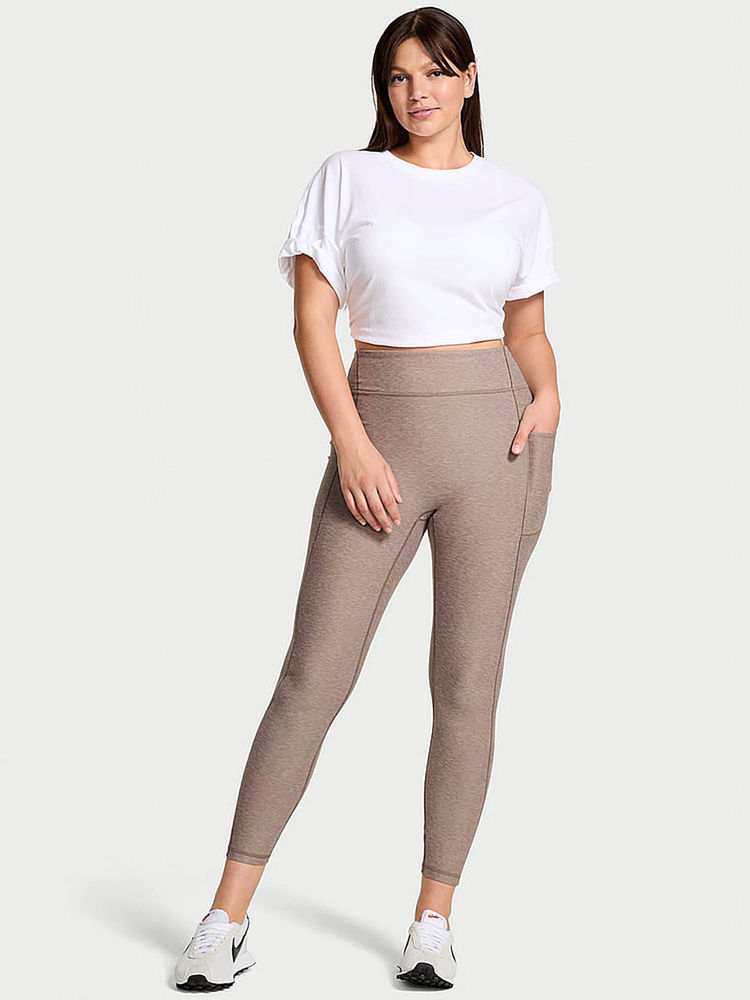 Victoria's Secret Brown Polyester Skinny Sports Tights-image-28