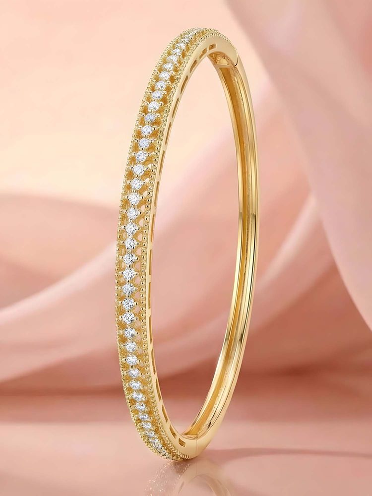 ADIVA White Steel Stones Bracelet-picture-28