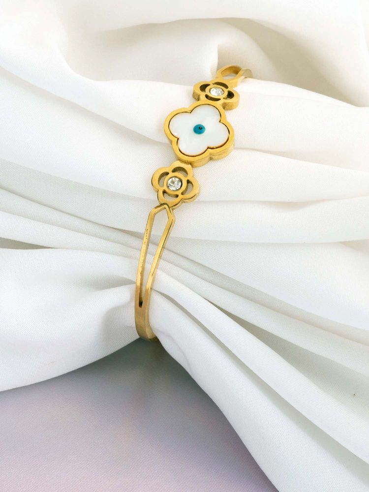 Vogue Panash White Brass Contemporary Bracelet-picture-1